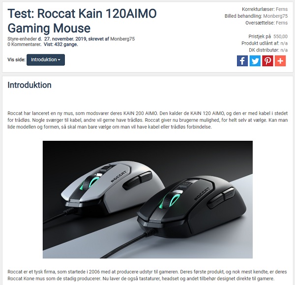 Roccat Kain 120 AIMO