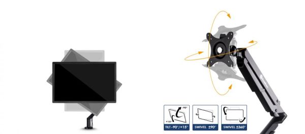 SilverStone ARM12 Monitor Arm